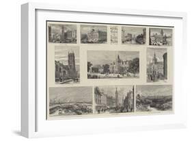 Royal Visit to Leeds and Preston-William Henry James Boot-Framed Giclee Print