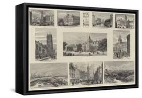 Royal Visit to Leeds and Preston-William Henry James Boot-Framed Stretched Canvas