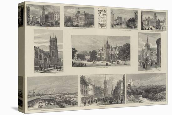 Royal Visit to Leeds and Preston-William Henry James Boot-Stretched Canvas