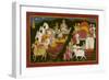 Royal Visitors Return To the Palace-null-Framed Giclee Print