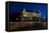 Royal Wawel Castle at Hight, Krakowe, Poland-Jacek Kadaj-Framed Stretched Canvas