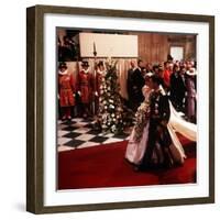 Royal Wedding of Prince Charles and Lady Diana Spencer at St Paul's Cathedral-null-Framed Photographic Print