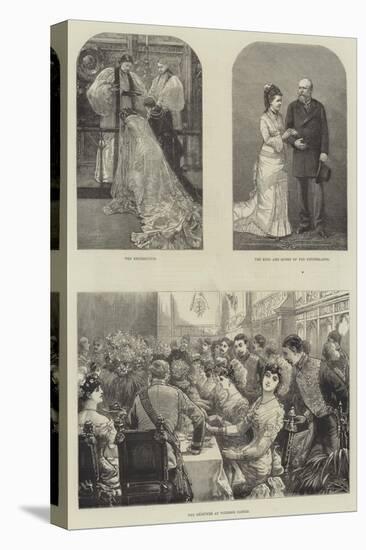 Royal Wedding of Prince Leopold and Princess Helena-null-Stretched Canvas