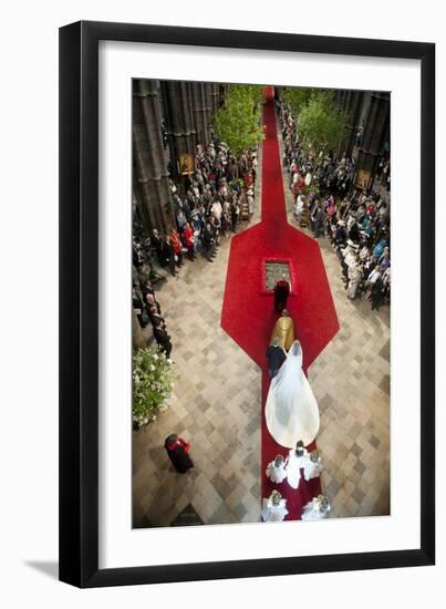 Royal Wedding  of Prince William to Kate Middleton, Westminster Abbey-Associated Newspapers-Framed Photo