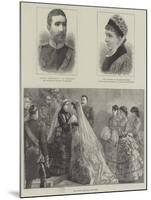 Royal Wedding of Princess Beatrice and Prince Henry of Battenberg-null-Mounted Giclee Print