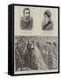 Royal Wedding of Princess Beatrice and Prince Henry of Battenberg-null-Framed Stretched Canvas