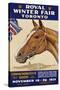 Royal Winter Fair Toronto Poster-J.B. Massie-Stretched Canvas