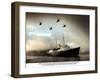 Royal Yacht Britannia Scotland 31st, October 1997-null-Framed Photographic Print