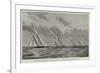 Royal Yacht Squadron Race for the Queen's Cup, the Hildegarde Running Home Past Ryde-null-Framed Giclee Print