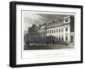 Royal York Baths, Regents Park, London, 1828-WR Smith-Framed Giclee Print