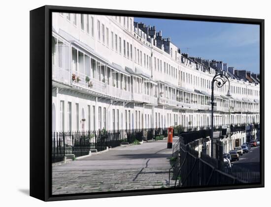 Royal York Crescent, Bristol, England, United Kingdom-Rob Cousins-Framed Stretched Canvas