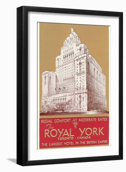 Royal York Hotel, Toronto-null-Framed Art Print