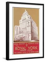 Royal York Hotel, Toronto-null-Framed Art Print