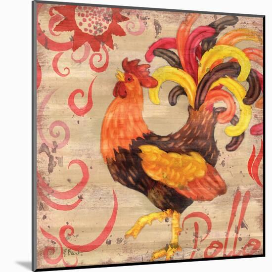 Royale Rooster II-Paul Brent-Mounted Art Print