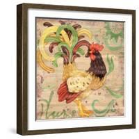 Royale Rooster III-Paul Brent-Framed Art Print