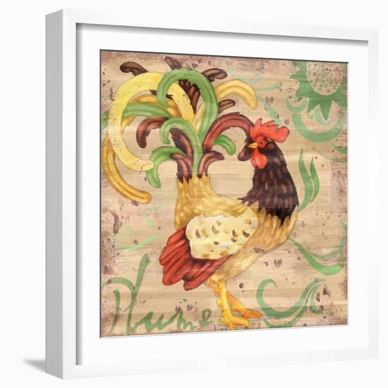 Royale Rooster III-Paul Brent-Framed Art Print