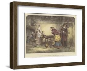 Royalists Seeking Refuge in the House of a Puritan-Marcus Stone-Framed Giclee Print