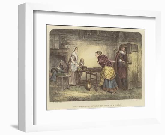 Royalists Seeking Refuge in the House of a Puritan-Marcus Stone-Framed Giclee Print