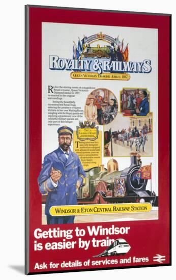 Royalty and Railways-null-Mounted Art Print