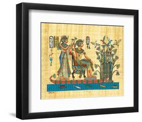 Royalty Cruising the Nile-null-Framed Art Print