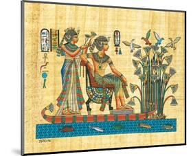 Royalty Cruising the Nile-null-Mounted Art Print