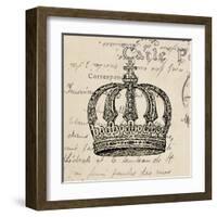 Royalty II-Sabine Berg-Framed Art Print