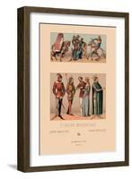 Royalty of Medieval Europe-Racinet-Framed Art Print