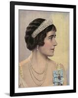 Royalty, Queen Elizabeth The Queen Mother, 1939, UK-null-Framed Premium Giclee Print