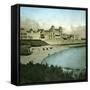 Royan (Charente-Maritime, France), the Casino Seen from the Beach, Circa 1890-1895-Leon, Levy et Fils-Framed Stretched Canvas