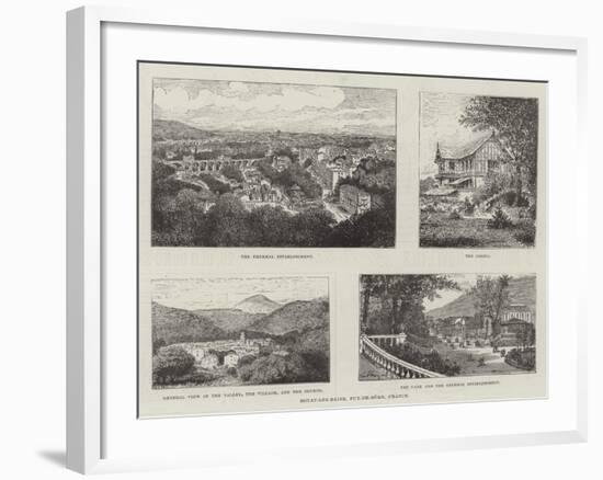 Royat-Les-Bains, Puy-De-Dome, France-null-Framed Giclee Print