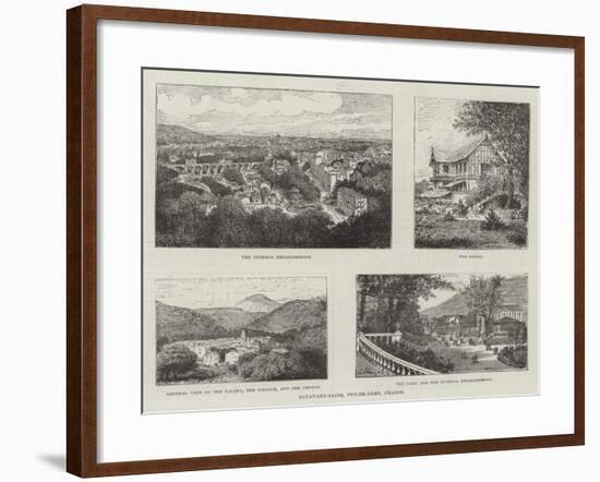 Royat-Les-Bains, Puy-De-Dome, France-null-Framed Giclee Print