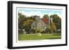 Roycroft Chapel, East Aurora-null-Framed Art Print