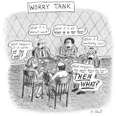 Worry Tank - New Yorker Cartoon