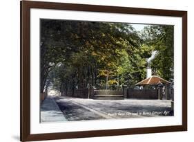 Rozelle Gates, on the Road to Burn's Cottage, Ayr, Ayrshire, 1913-null-Framed Giclee Print