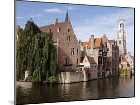 Rozenhoedkaai View, Bruges, Belgium-Kymri Wilt-Mounted Photographic Print