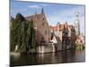 Rozenhoedkaai View, Bruges, Belgium-Kymri Wilt-Mounted Photographic Print