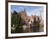 Rozenhoedkaai View, Bruges, Belgium-Kymri Wilt-Framed Photographic Print