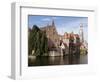 Rozenhoedkaai View, Bruges, Belgium-Kymri Wilt-Framed Photographic Print