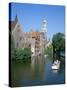 Rozenhoedkai and Belfried, Bruges (Brugge), Unesco World Heritage Site, Belgium-Hans Peter Merten-Stretched Canvas