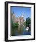 Rozenhoedkai and Belfried, Bruges (Brugge), Unesco World Heritage Site, Belgium-Hans Peter Merten-Framed Photographic Print