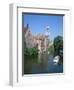 Rozenhoedkai and Belfried, Bruges (Brugge), Unesco World Heritage Site, Belgium-Hans Peter Merten-Framed Photographic Print