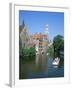 Rozenhoedkai and Belfried, Bruges (Brugge), Unesco World Heritage Site, Belgium-Hans Peter Merten-Framed Photographic Print