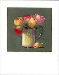 Vase with Rosebuds-Rozsika Hetyei-Ascenzi-Mounted Art Print