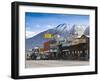 Rt. 395, Main Street, Bishop, Eastern Sierra Nevada Area, California, Usa-Walter Bibikow-Framed Photographic Print