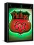 Rt.66 Museum with Phillips 66 Gas Station Sign, St. Louis, Missouri, USA-Walter Bibikow-Framed Stretched Canvas