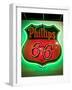 Rt.66 Museum with Phillips 66 Gas Station Sign, St. Louis, Missouri, USA-Walter Bibikow-Framed Photographic Print