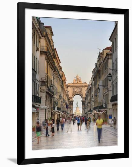 Rua Augusta, Baixa, Lisboa, Portugal-Michele Falzone-Framed Photographic Print