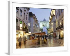 Rua Augusta, Lisbon, Portugal, Europe-Graham Lawrence-Framed Photographic Print