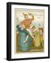 Rub-A-Dub Dub Three Men in a Tub-Edward Hamilton Bell-Framed Art Print