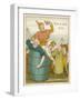 Rub-A-Dub Dub Three Men in a Tub-Edward Hamilton Bell-Framed Art Print